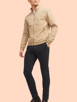 Pantalons cotó negre Bowie