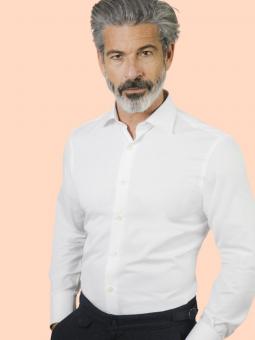 Camisa de vestir grabada