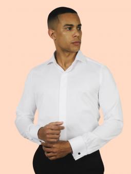 Camisa de ceremonia doble puño
