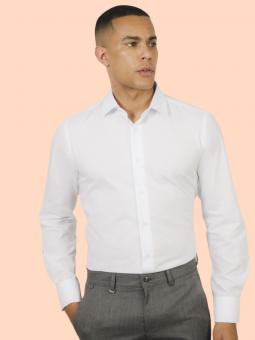 Camisa básica semi entallada